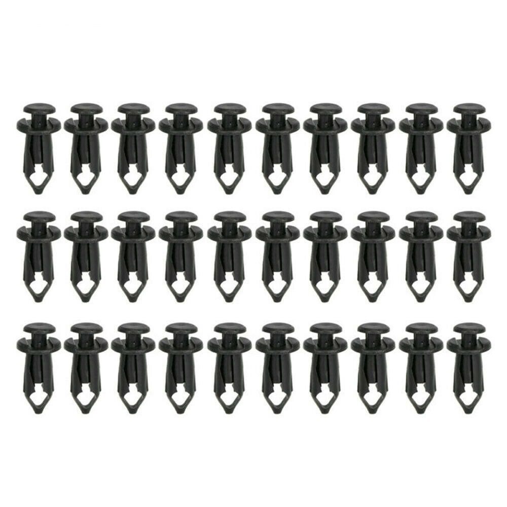 Universal Auto Fastener Clips Plastic Fastener Rivet Clips 190Pcs 6 Sizes Car Push Pin Rivet Trim Clips Fastener Clips
