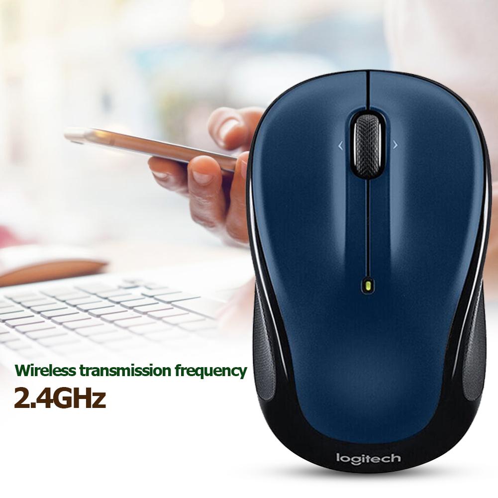 Logitech M325 3 Knoppen Usb Draadloze Muis Voor Laptop Kantoor Computer 1000Dpi 2.4Ghz Unifying-ontvanger Ergonomische Optische Muizen