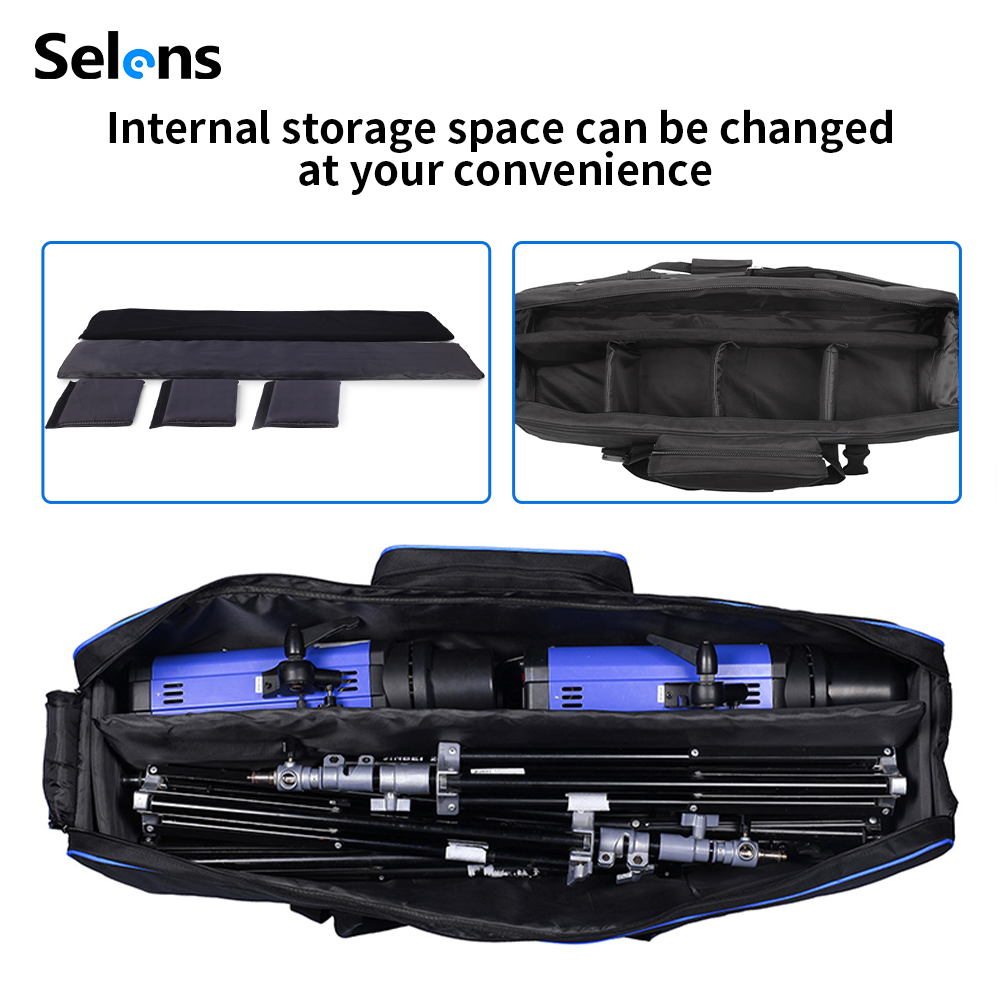 Selens 72CM Padd Zipper Camera Bag Carry BagsFor Light Stands Umbrellas Tripod Waterproof Photography Equipment 카메라 가방