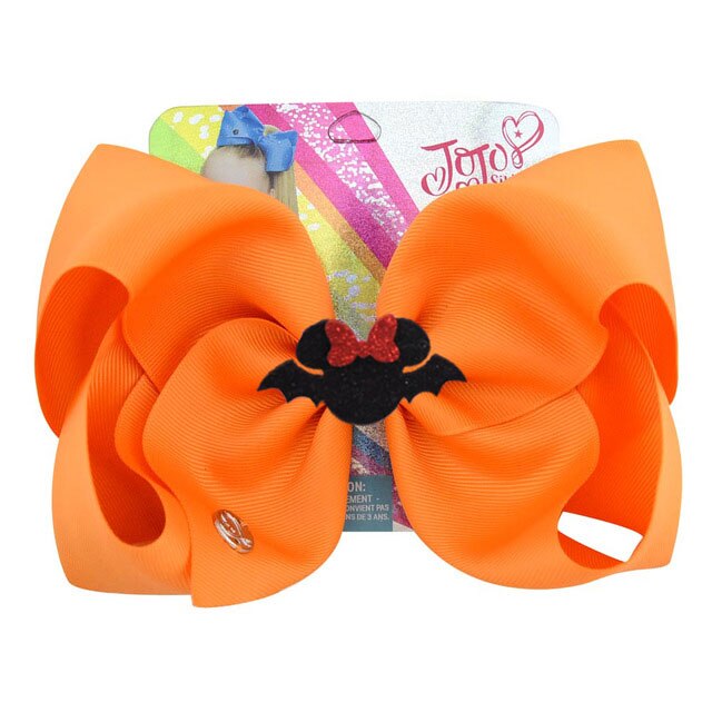 Halloween cheveux nœuds Clips 8 pouces grand nœud papillon crocodile pince imprimer gros-grain ruban accessoires pour filles bébé tout-petits: Camouflage désert