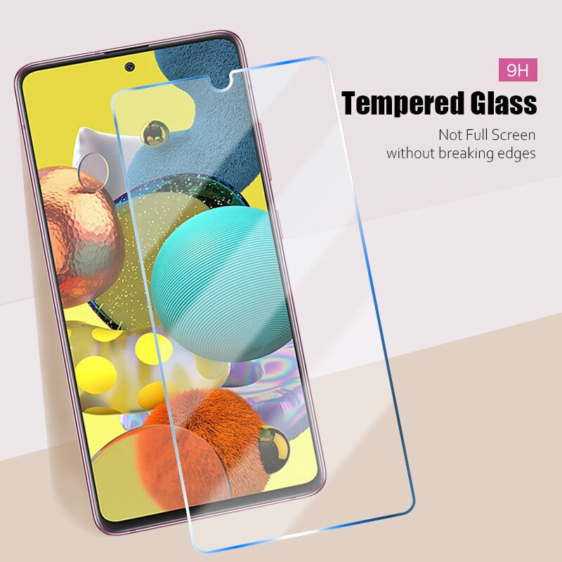 3 Pcs! Screen Protectors for Samsung A71 A51 A41 A31 A21 A01 Tempered Glass for Galaxy A50 A70 A40 A30 A10S A20S A21S A30S A40S