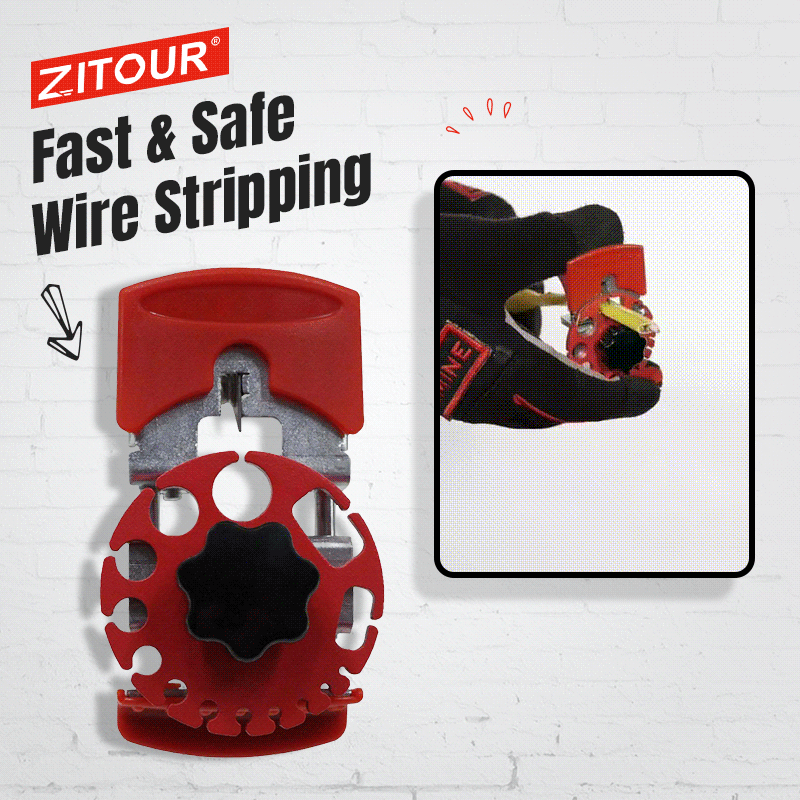Zitour®Universele Handheld Quick Stripper Elektrische Draad Demolisher Draagbare Stripper Multi-Tool Krimpgereedschap Wire Cable Cutter