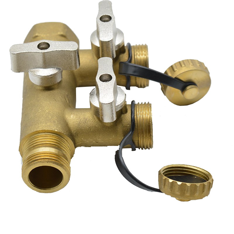 ,Self &amp; Produced Brass Refill Valve Three Heads 3/4 inch for Closed Loop Solar Water Heater