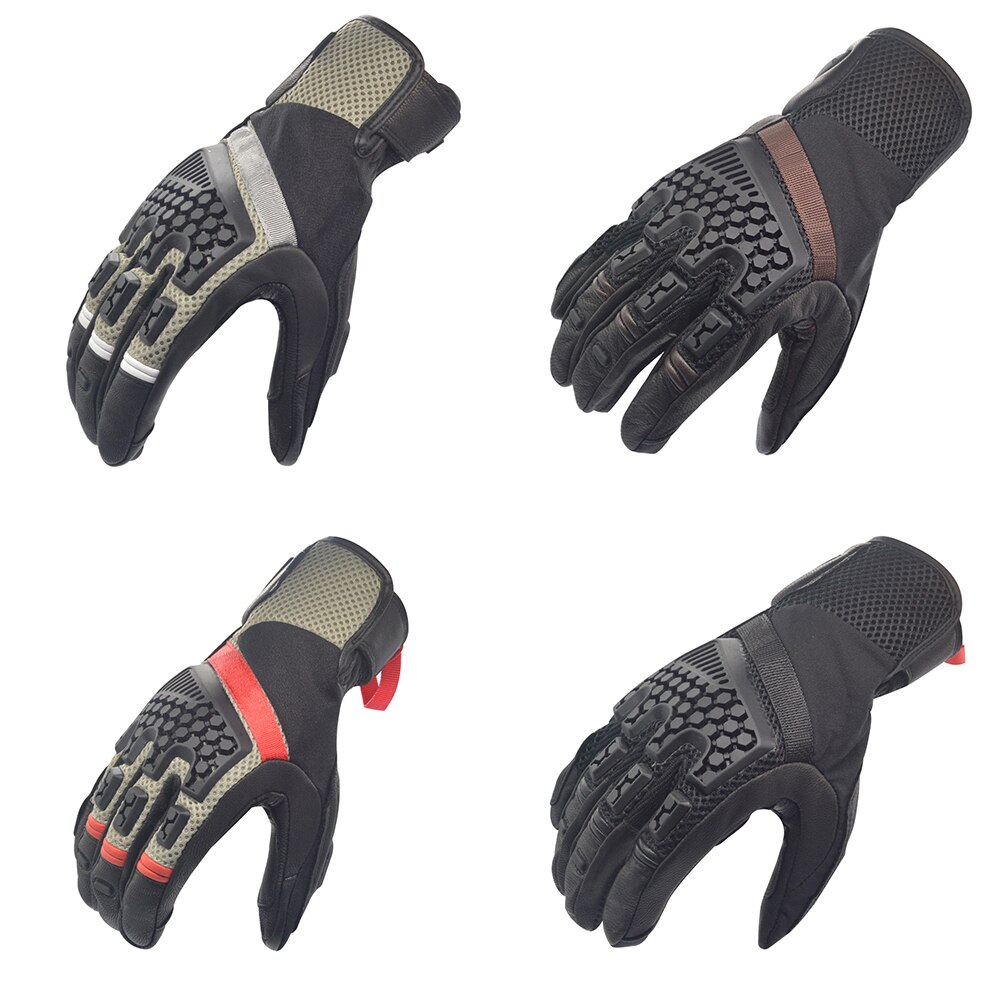 Gants de moto, de trail, d'aventure, de tourisme, ventilés, pour moto de route, de motocross, de course