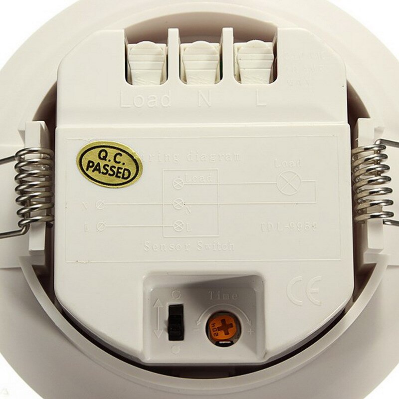 LightInBox Recessed PIR Ceiling Occupancy Motion Sensor Detector Light Switch 220V