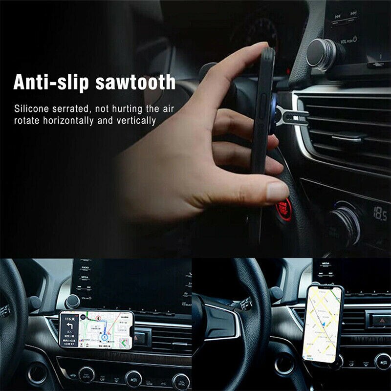 2 In 1 Universele Multifunctionele Mobiele Telefoon Beugel Houder Stand 360 Graden Vinger Ring Auto Telefoon Mount Stand Air Vent voor Iphone