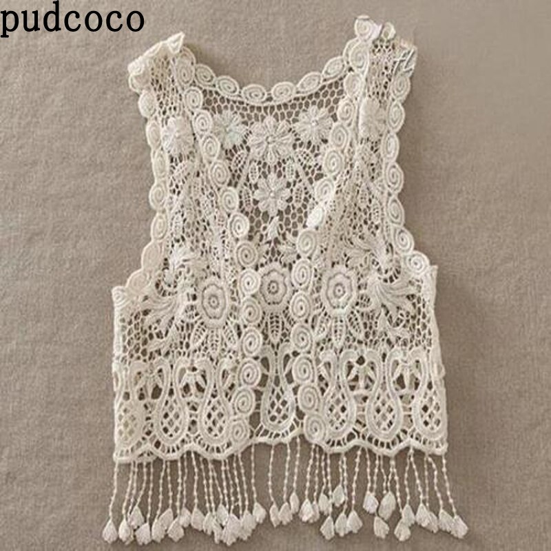 US STOCK Summer Tallsels Vest Toddler Kid Baby Girl clothes Crochet Lace Hollow sleeveless T-shirt Tops Vest Dot Waistcoat