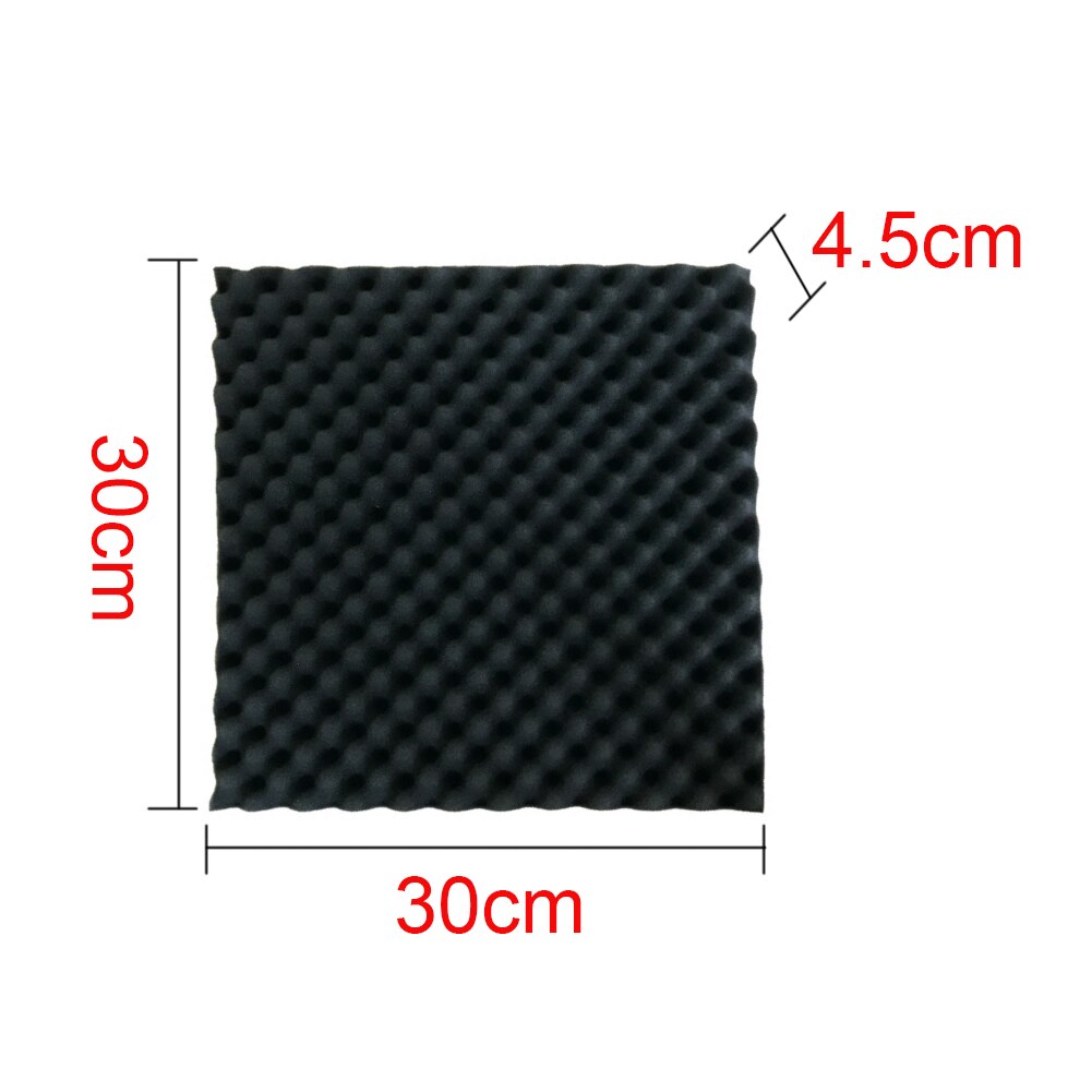 6pcs Wall Non Toxic High Density Studio Room Sound Proof Tiles Polyurethane Noise Absorbing Panels Acoustic Foam Ceilings