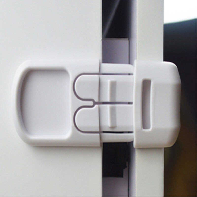 4Pcs Baby Child Safety Lock Door Buckle Drawer Cabinets Anti Pinch Hand Protect