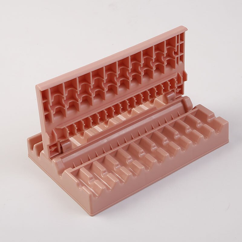 Manual Sign Meat Wearer Vegetables Food String Grill Multi Skewers Kebab Maker Barbecue Stringer Outdoor BBQ Lazy Gadget: one pcs pink