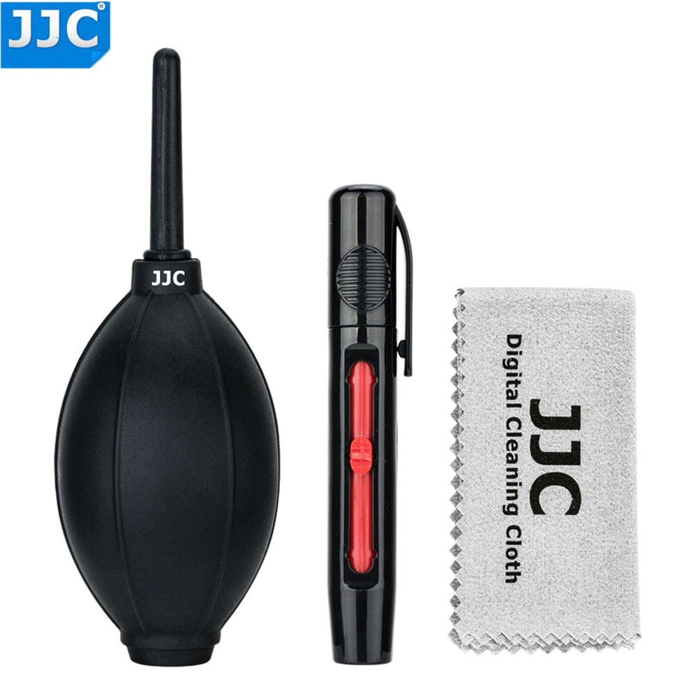 JJC CL-3 (D) 3-in-1 Camera Cleaner Kit Air-Blower Lens Cleaning Pen Microfiber Schoonmaakdoekje Voor DSLR Camera lens LCD Schermen