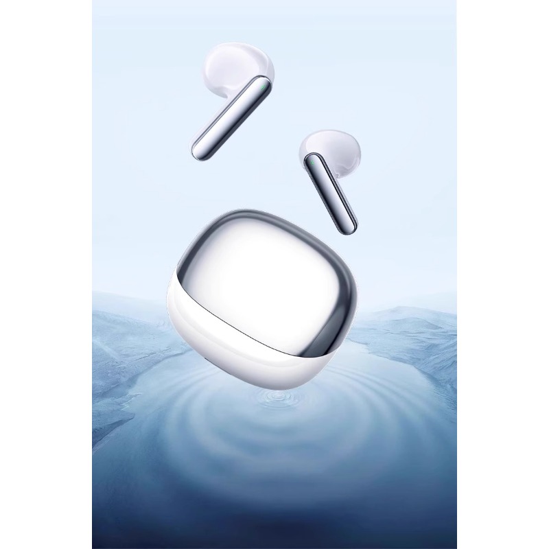 Bluetooth-oortelefoon 2025, ZGB-021 draadloze semi-in-ear ruisonderdrukking, ultralange batterijduur, hoge batterijduur: WHITE