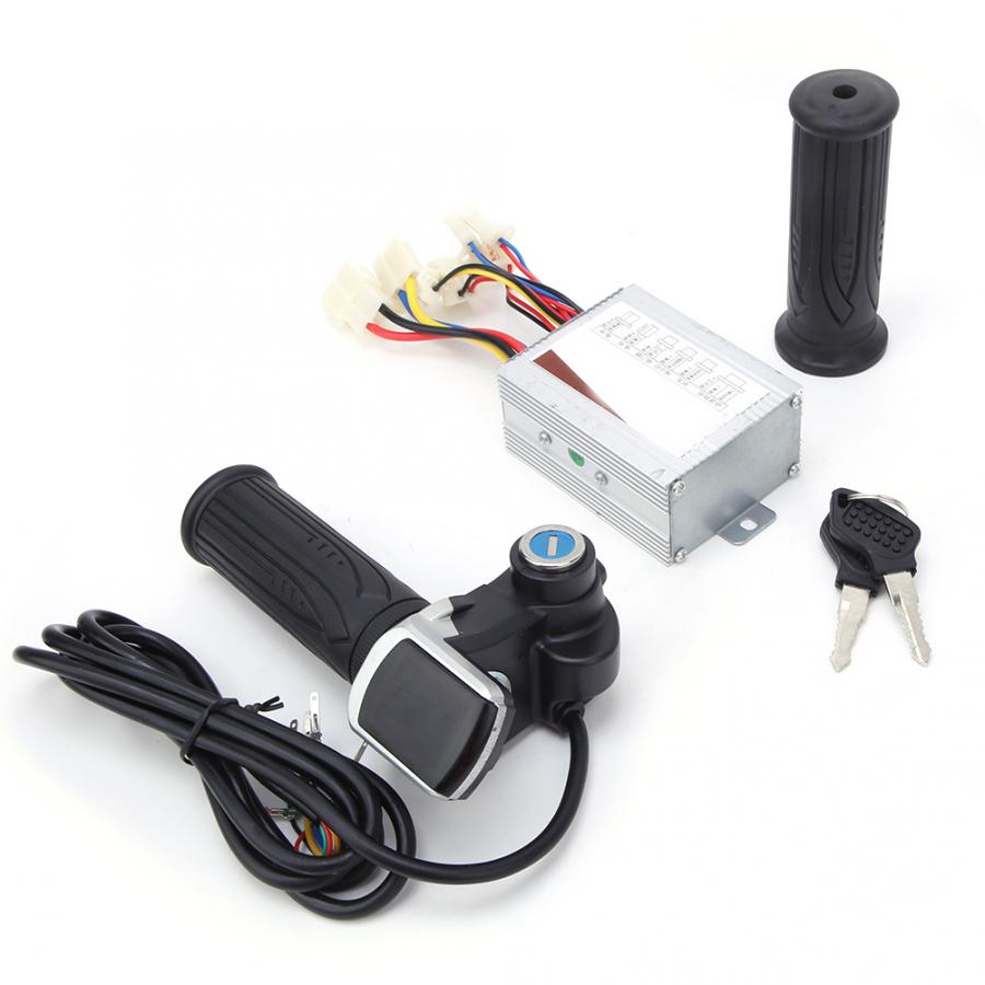 36V 500W E-Bike Geborsteld Motor Controller Kit Scooter Gashendel Regendicht Elektrische Fiets Snelheid Turn Stuur E-Bike Onderdelen