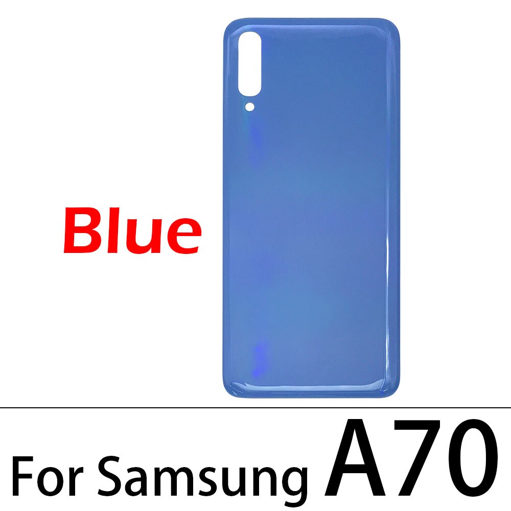 Tylna pokrywa szklana baterii pokrywa tylna obudowa do obudowy tylnej obudowy Huawei Nova 2S z obiektywem aparatu: A70 blue