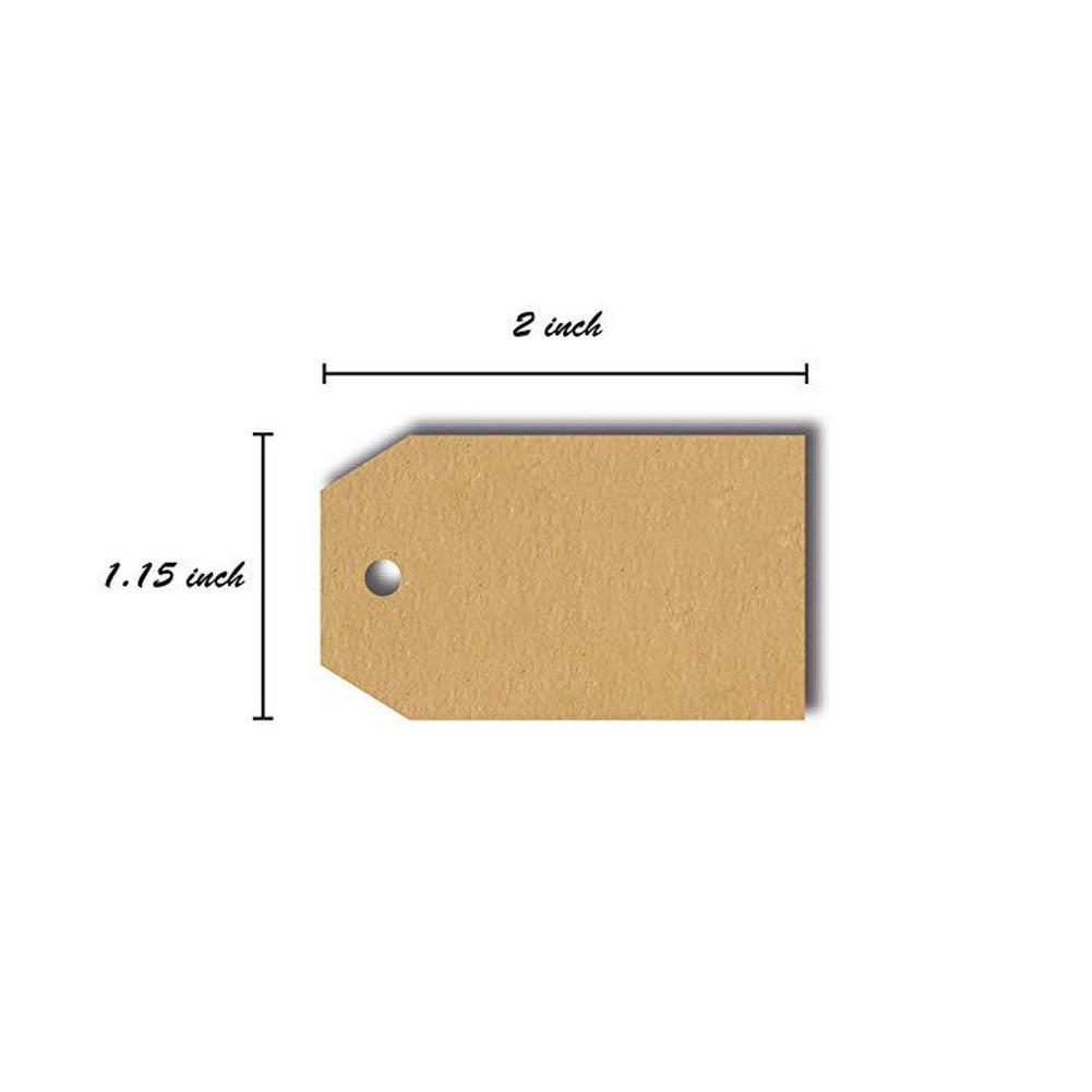 300pcs/roll Natural Blank Label Stickers Bottle Food Jar LabeL Kraft Tags Brown Self-adhesive Stickers Kitchen Label Sheet