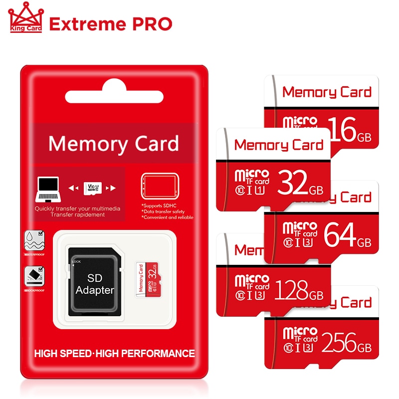 High Speed Werkelijke Capaciteit Micro Sd Kaart Sdhc 32Gb 64Gb 128Gb Carte Sd Geheugenkaart 16Gb Microsd voor Smartphone Tablets