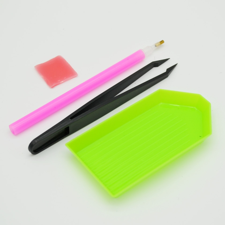 Points pour la des ongles 1 ensemble bricolage pointage outil crayon strass ongle manucure outil Dotter crayon pâte cire points pour ongles DZB004