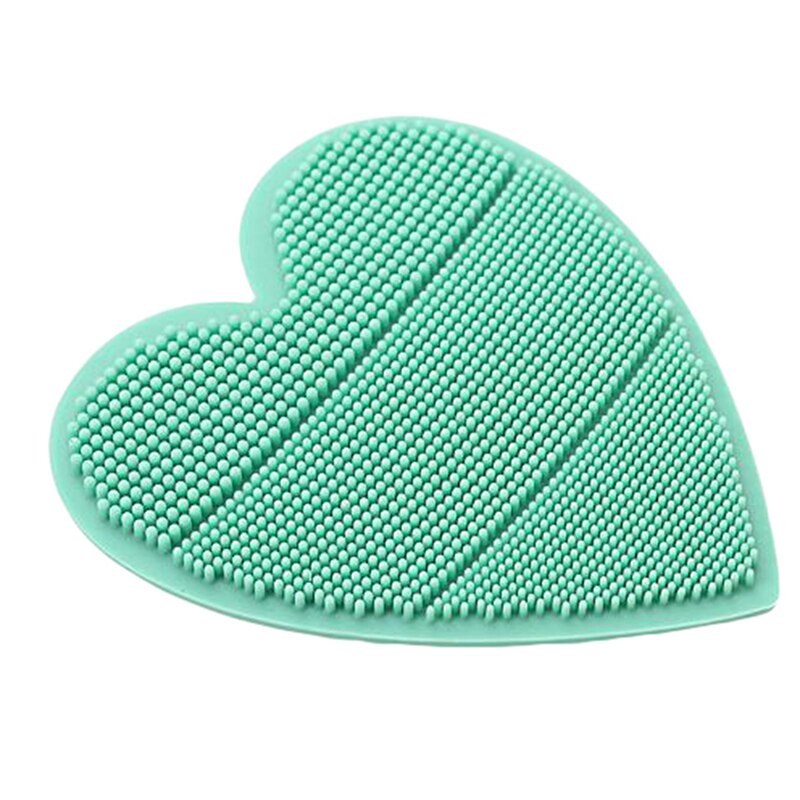 1 pcs baby Massage Brush Silicone Head Body Shampoo Scalp Comb Hair Washing Comb Shower Bath Brush: green