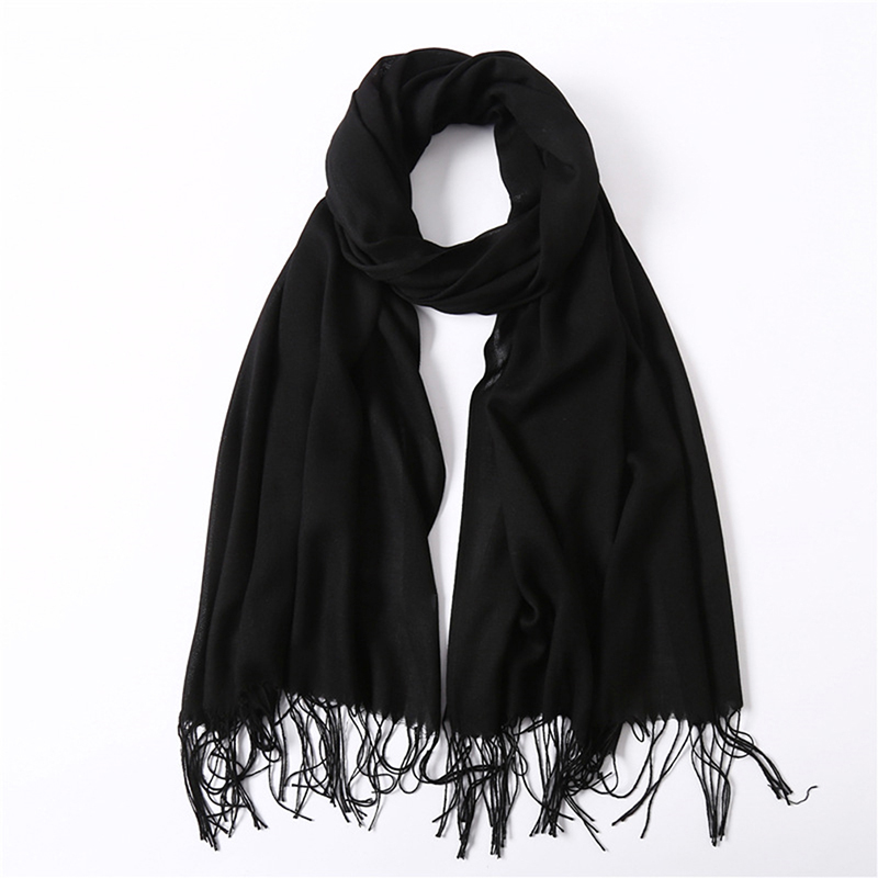 Frauen Winter weich warm wie Schal Luxus Schals Damen Tücher schwarz Poncho Schals ﻿: Lila