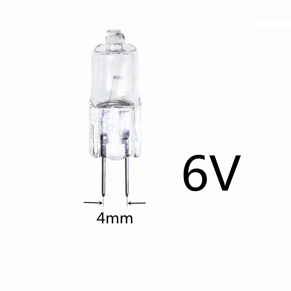 Ampoule halogène pour Microscope G4 6V 20W G4 6V 35W, 5 pièces, lumière d'instrument G4 6V 10W 6V G4 15W G4 6V 30W G4 25W 6V G4 6V, G4 6V
