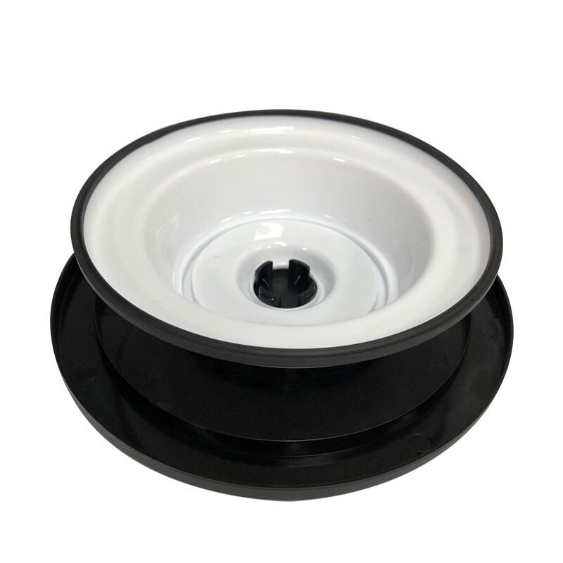 Gør-det-selv sort kage pladespiller bagning skridsikker rund mousse kage forsyninger dekorationsværktøj køkkenbord roterende kageholder