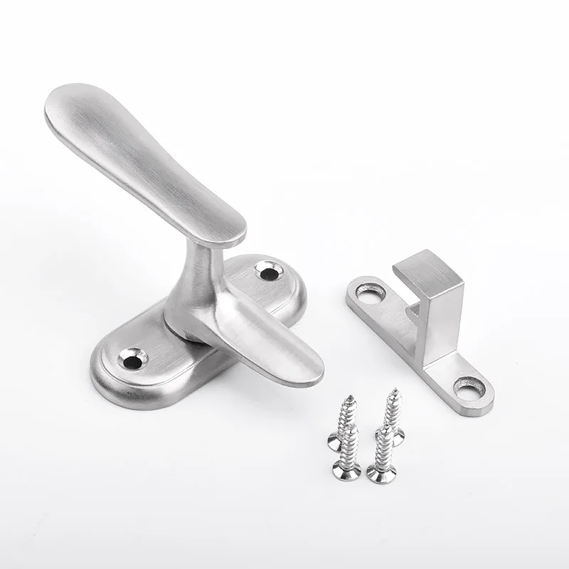 Stainless Steel Doors and Windows Sash Lock Window Latch Handle Sliding Window Handle Security Hasp Hardware Fittings