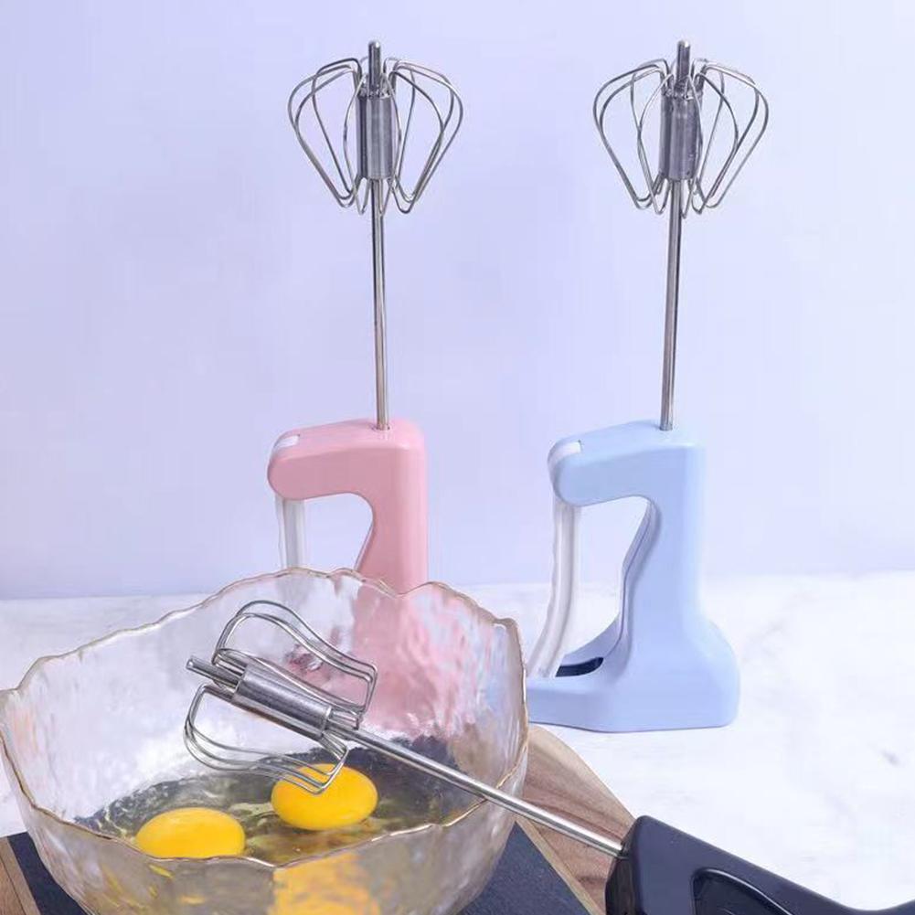 Hand Kleine Semi-Automatische Eiklopper Meel Mixer 304 Ei Gadgets Zelf Keuken Draaien Manual Klop Gereedschap Roerder Staal C5z6