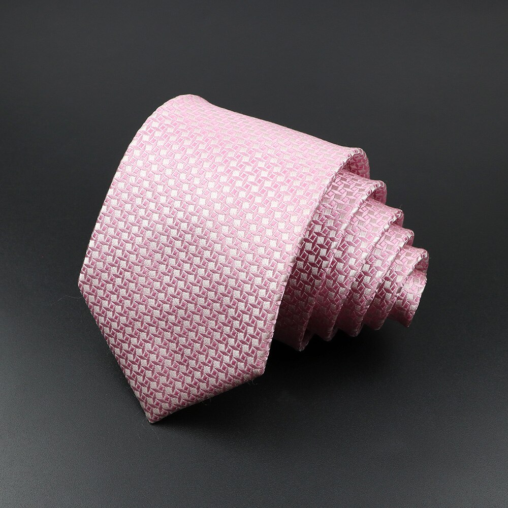 Cravates classiques à rayures tissées Jacquard pour hommes, 100% soie, pour costume de mariage d'affaires, accessoires: 7