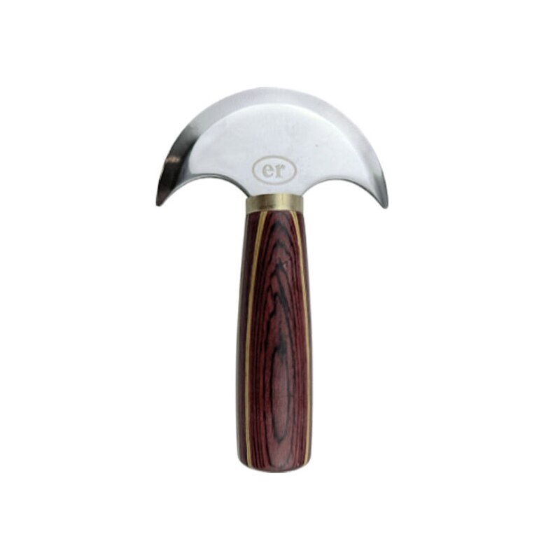 Couteau à tête ronde en cuir, couteau en cuir pour l'artisanat du cuir, coupe Skiving GXMA: S