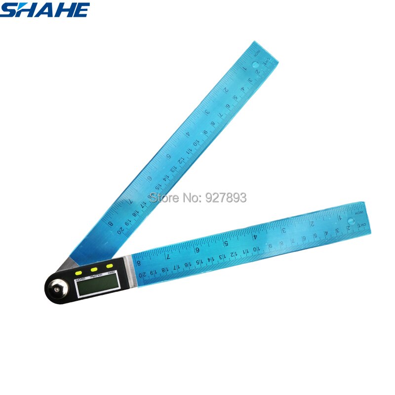 200 mm Digital Angle Finder Meter Stainless Steel Angle Ruler Protractor Inclinometer Goniometer Digital Level Measuring Tool