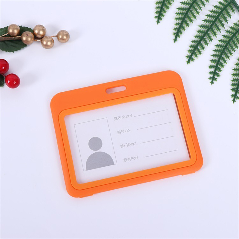 Goedkope Transparant Geloofsbrief Badge Houder Lanyard Voor Zakelijke Bijeenkomst Bezoek Hangen Pass Tag Id-kaart Candy Kleur Protector Case