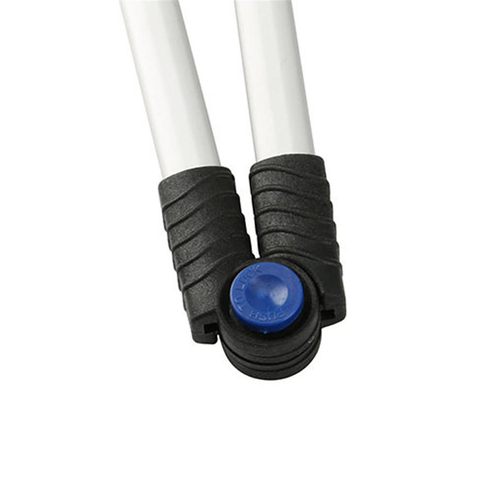 32in Extension Clamp Folding Pickup Clip Aluminum Handicap Tool with Rotary Clamp in Rubber Extension Clamp high areas shelves