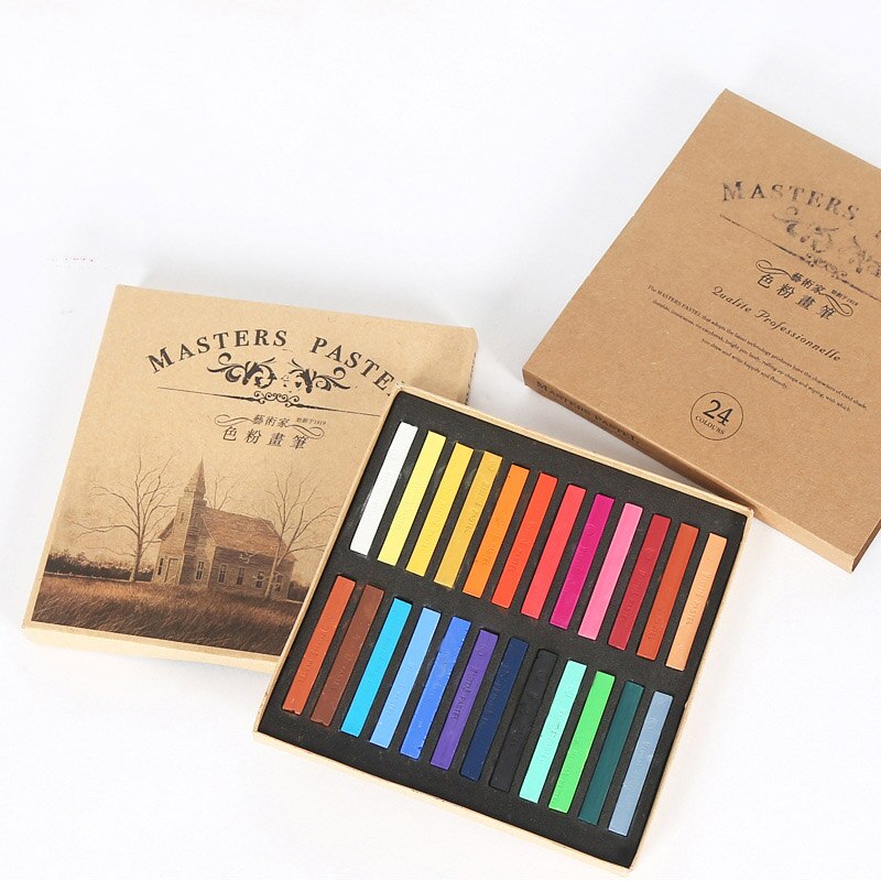 12/24/36/48 Colors Pastel Set Artist Graffiti Soft Painting Crayons For Kids School Art Stationery Supplies