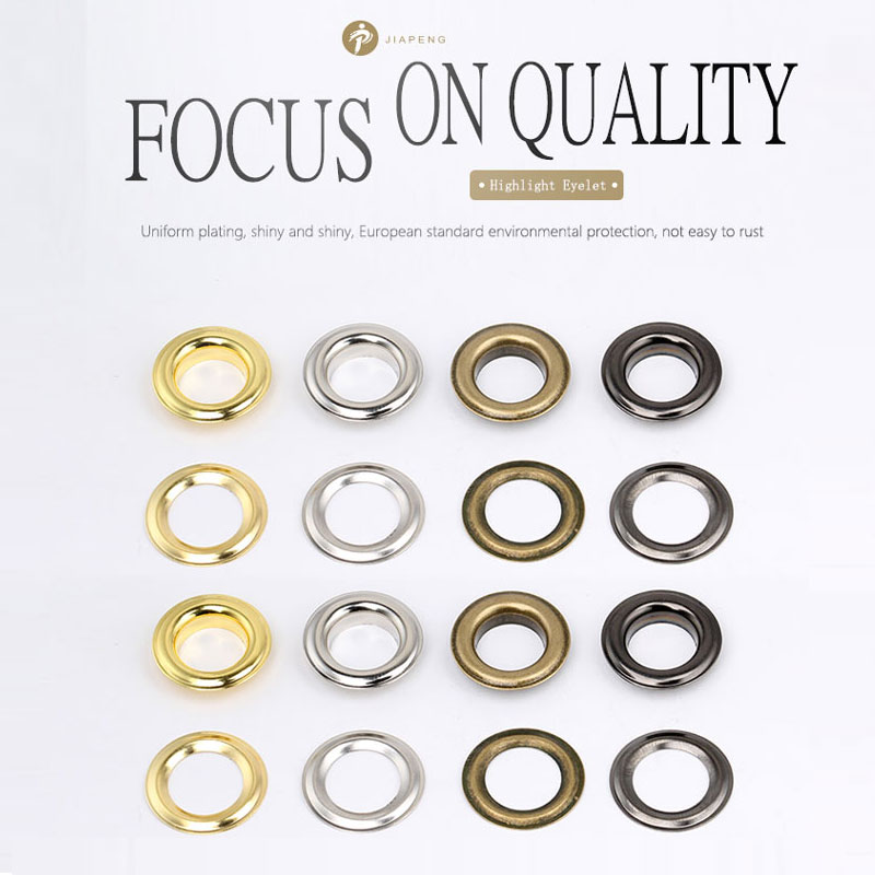 Gold Metall Ösen Ösen 4mm-13mm See für Leder Handwerk DIY Scrapbooking Schuhe Praktische Zubehör