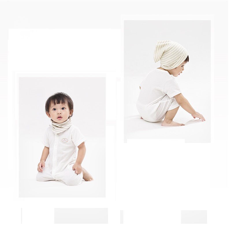 Baby gekleurde katoenen buikomtrek hoge elastische naadloze verzorging baby navel slabbetjes bescherming navel buik 2 stuks
