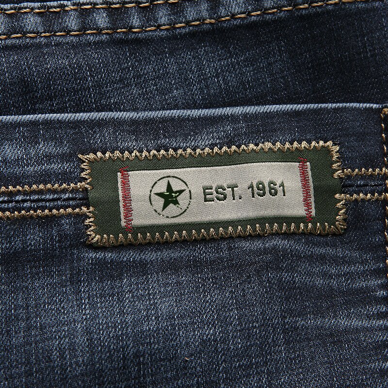 Icpans fritidsshorts denim bomull sommarshorts herr jeans kläder knälånga shorts man cargo stor storlek 42