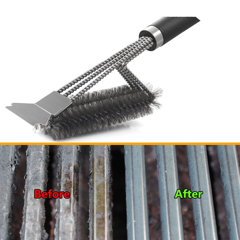 Grill børste skraper beste bbq renere perfekt verktøy rustfritt stål ideelt grill tilbehør rengjøring børste beste verktøy typer
