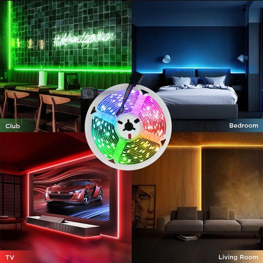 Tuya Bluetooth Smart Led Strip Lights RGB 2835 5V USB Smart Life App Control for Desktop Screen TV BackLight Flexible Diode Tape