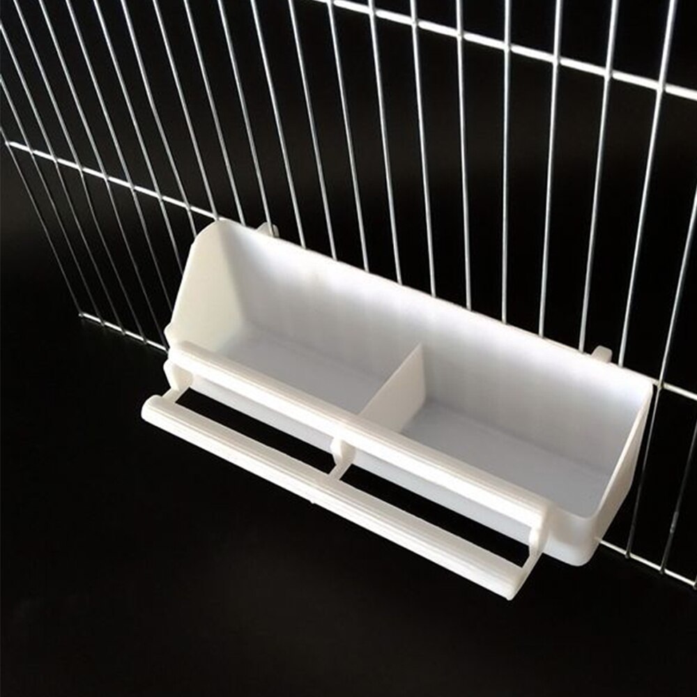 Bird Food Bowl Pets Food Bowls Trough Hanging Water Bowl Starling Parrot Cage Feeder Accessories Food Boxes