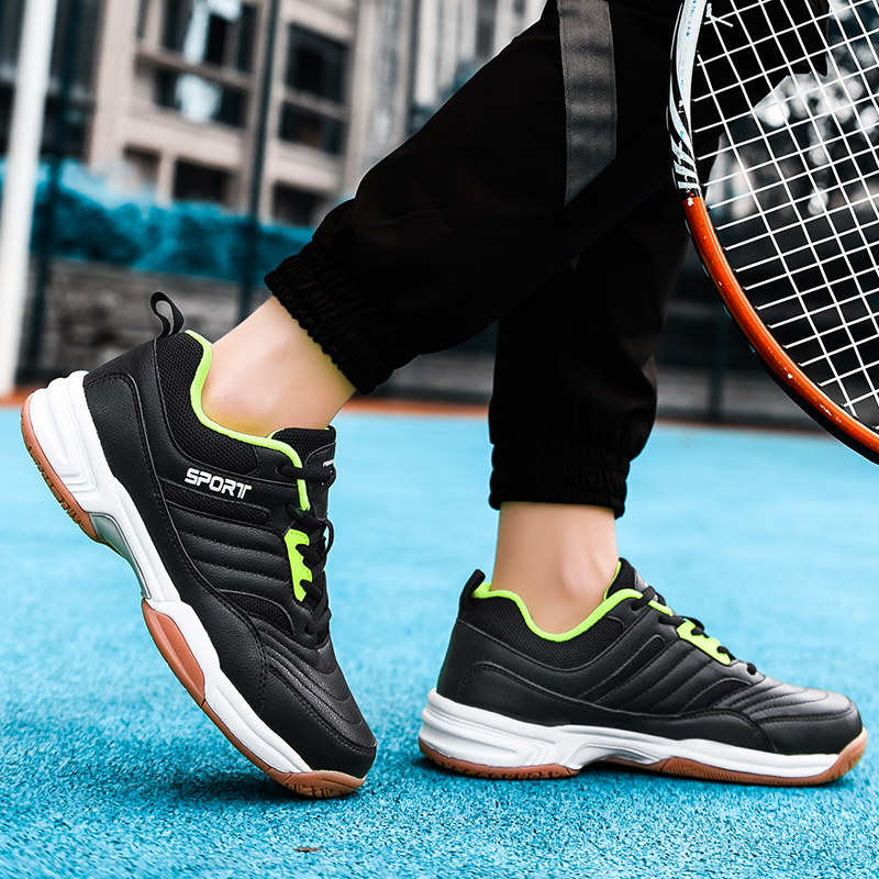 Men Badminton Sneakers Anti-Slippery Athletic Shoes Male Indoor Training Sport Tennis Sneakers Lightweight Badminton Shoes