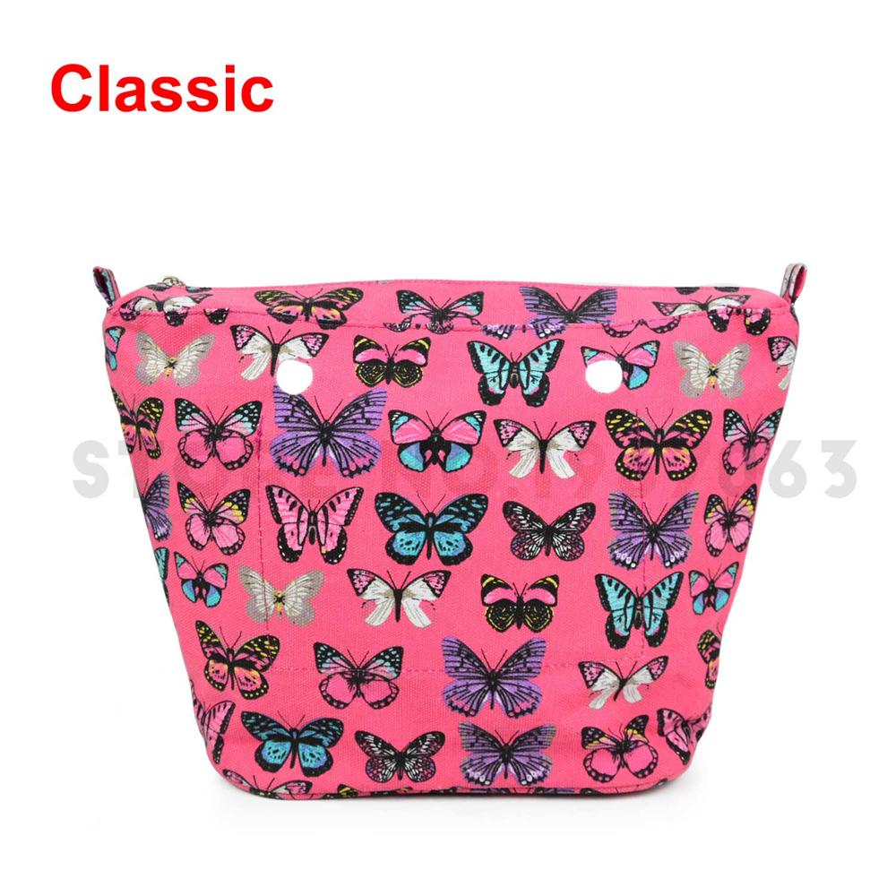 Tanqu Kleurrijke Waterdichte Binnenvoering Insert Ritsvak Voor Klassieke Obag Canvas Binnenzak Voor O Bag: classic