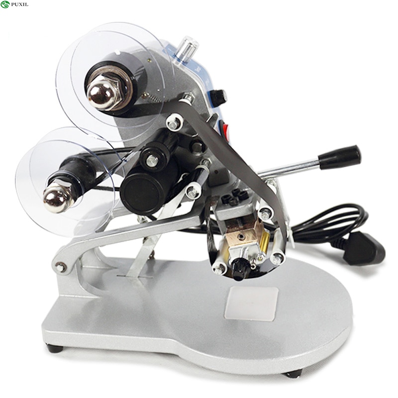 DY-8 Manual Foil Stamp Date Coder Label Printer Ribbon Coding Machine 220V