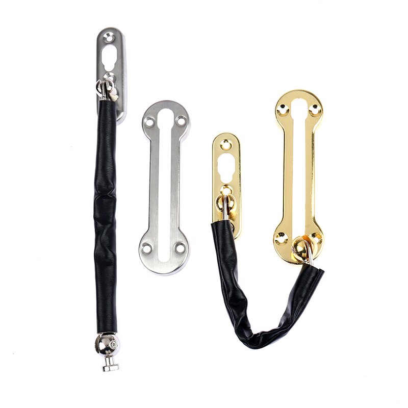 Anti-theft Stainless Steel Hotel Door Chain Latch Safety Guard Security Lock