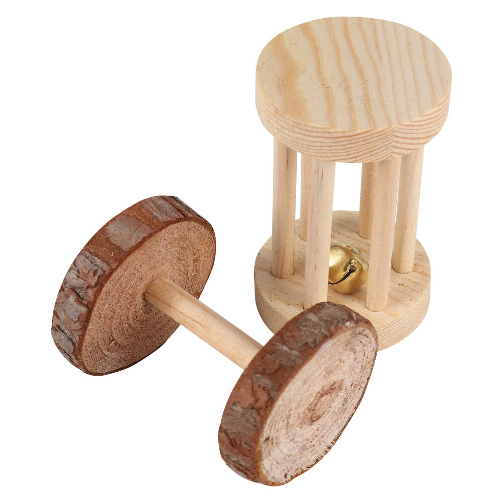 1 zestaw zabawka dla chomika drewniane dla chomika zabawki rolkowe koło zabawka dla świnki morskiej