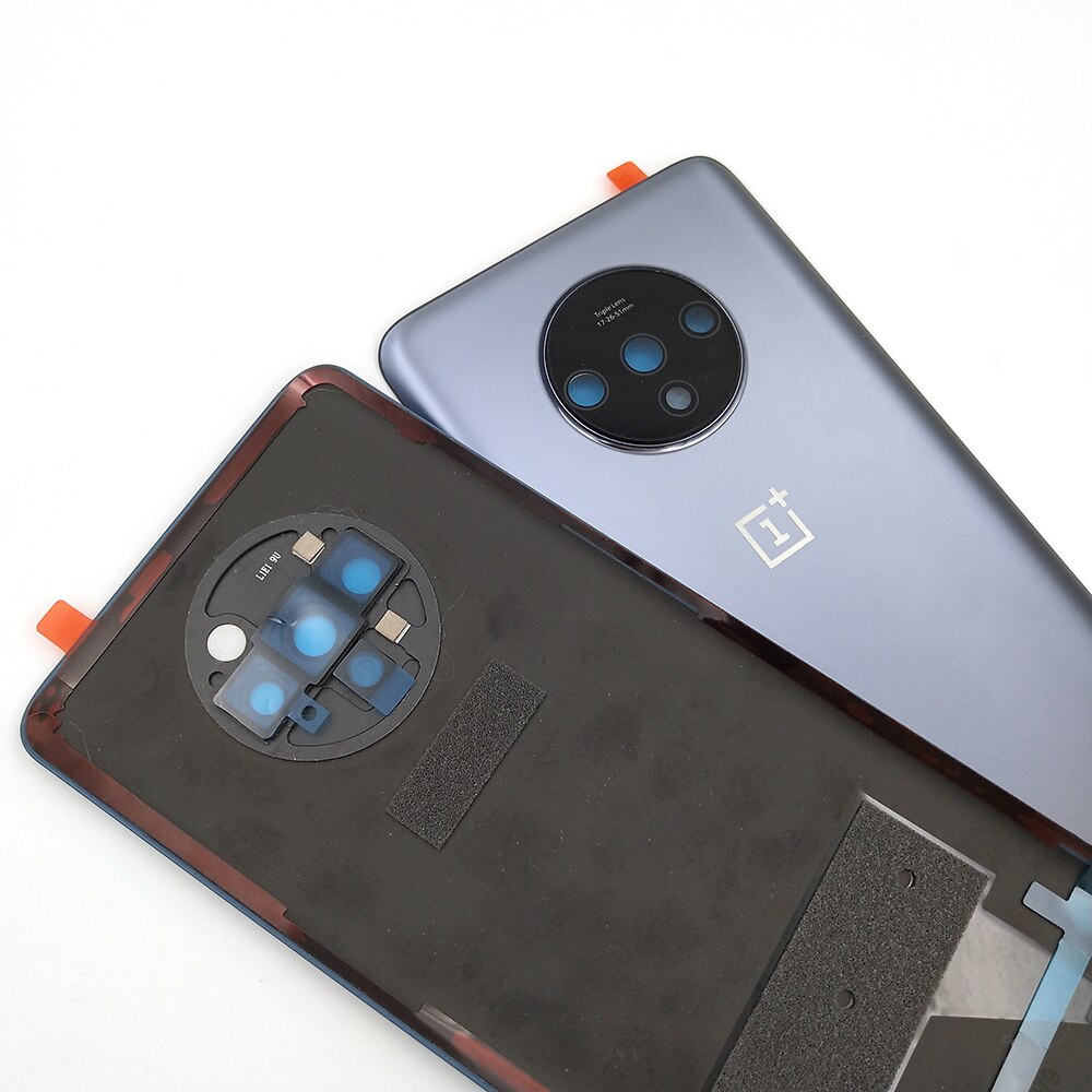 Back Glass OnePlus 7T Battery Cover Door One Plus 7T Rear Housing Case 1+ 7t Battery Cover Panel Replacement With Camera Len