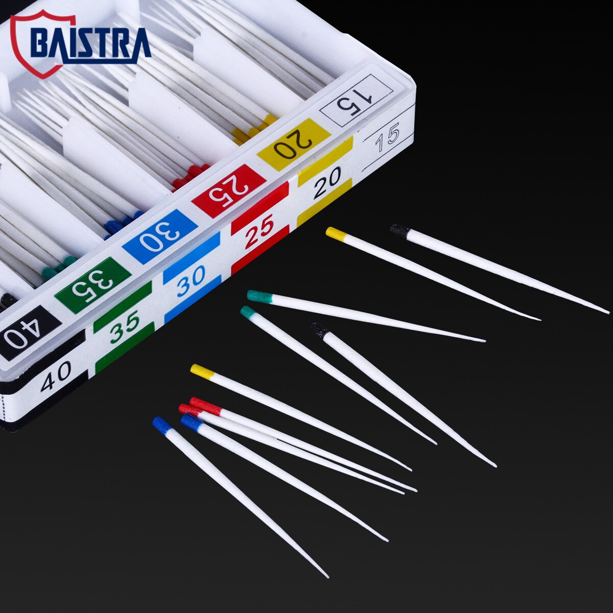 100pcs/Pack Dental Absorbent Paper Points Taper 0.06 Size 15# 20# 25# 30# 35# 40# 15-40#