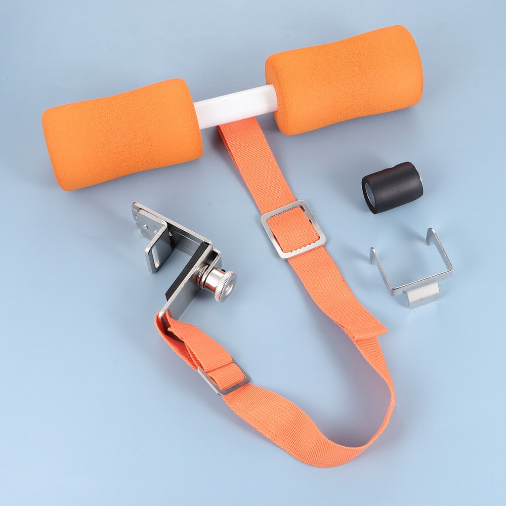 Huishoudelijke Fitnessapparatuur Sit-Up Assist Eenvoudige T Vorm Riem Bar Sit-Up Assist Apparaat Set Snelle Installeren verwijderbare Sit-Up Abdomin: Orange