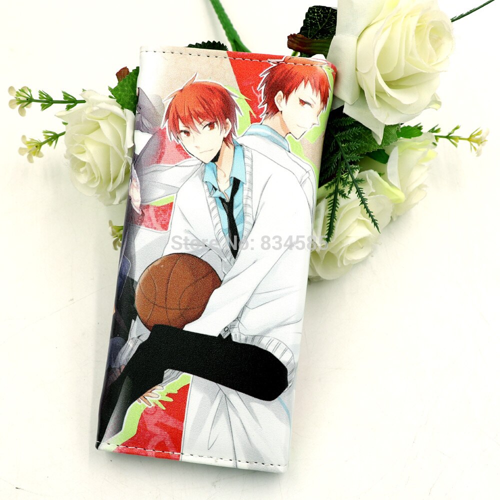 Kuroko no Basket Anime Portafoglio In Pelle Sintetica Macchie Solari basket Supporto di Carta Della Borsa Kuroko Tetsuya/Kagami Taiga Sacchetto Dei Soldi