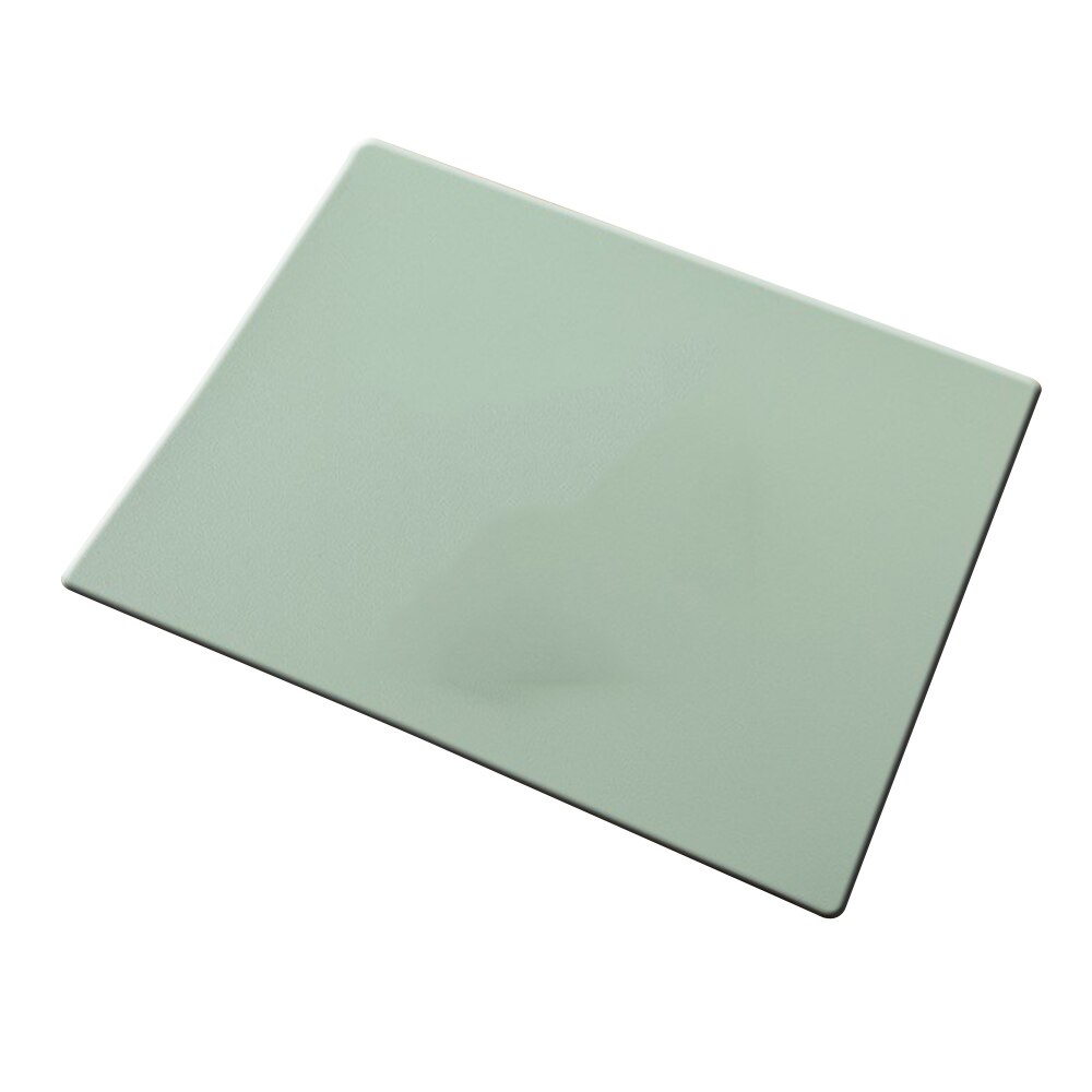 Mouse Pad Waterproof PU Leather Mousepads Simple Solid Color Office Gaming Mouse Pad Mat For Laptop Computer PC Desktop 26x21cm: Green