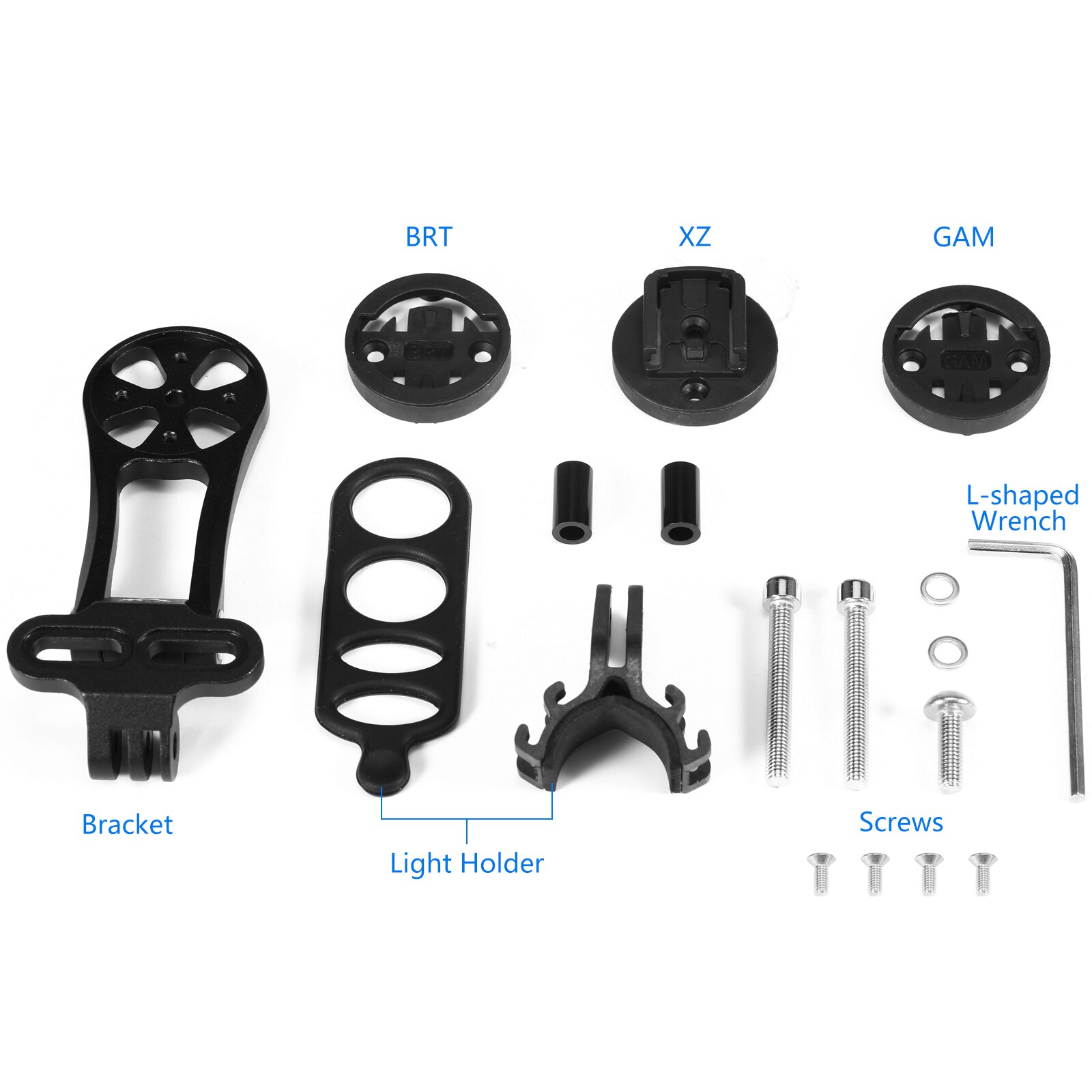 YSANAM Out Front Combo Bicycle Computer Camera Mount Holder Adjustable Bike Stem Extension Cycling Holder Handlebar Mount Holder